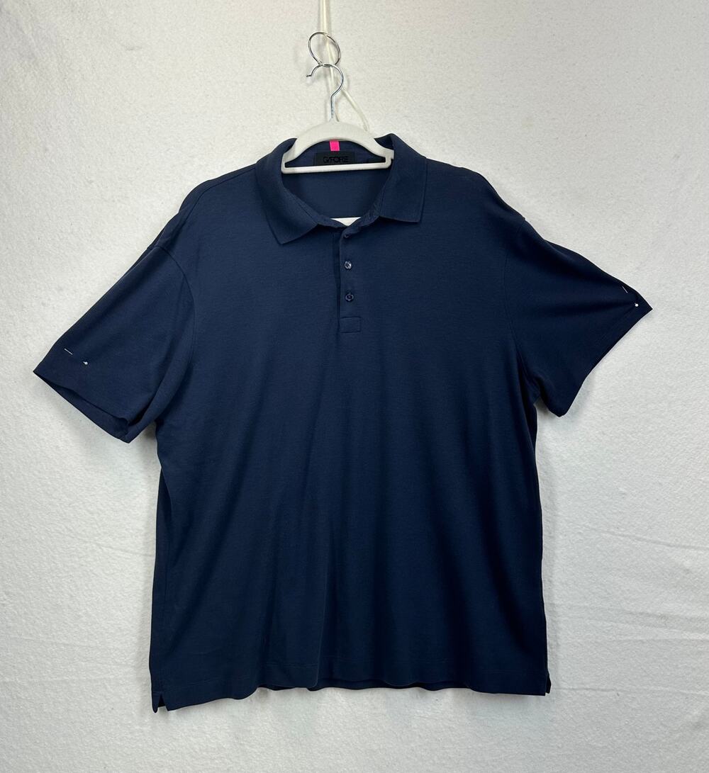 G FORE Polo Shirt Men's XL Blue Short Sleeve Casual Golf Performance Outdoor